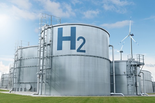 Réservoirs de stockage à hydrogène. 