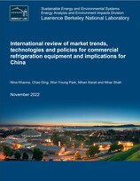 Front page of a report on commercial cold in China